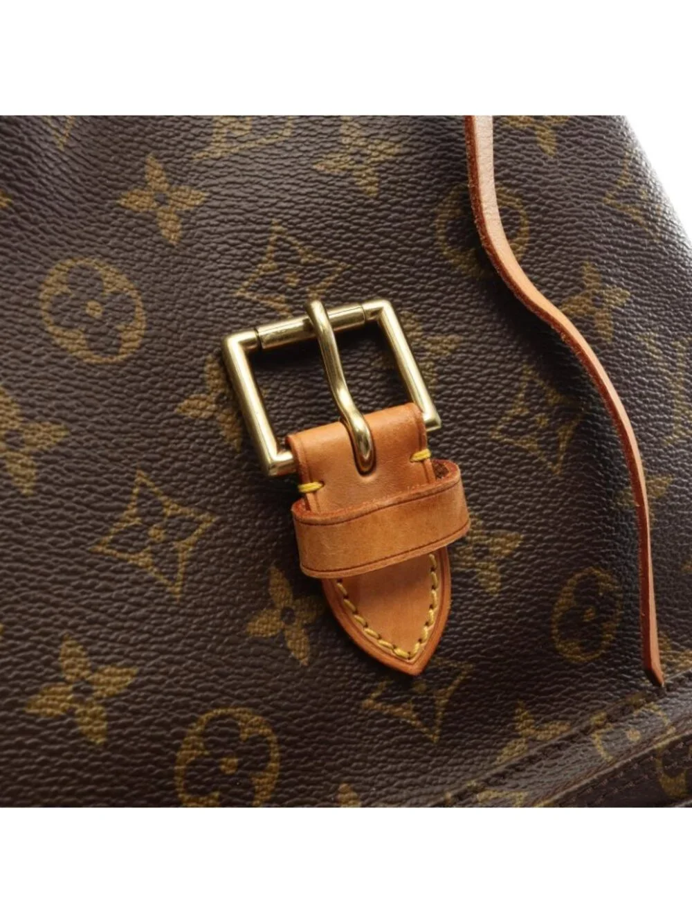 Louis Vuitton Backpack Montsouris GM Canvas Leather